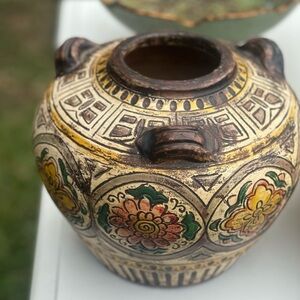 Vintage Japanese Clay Pot